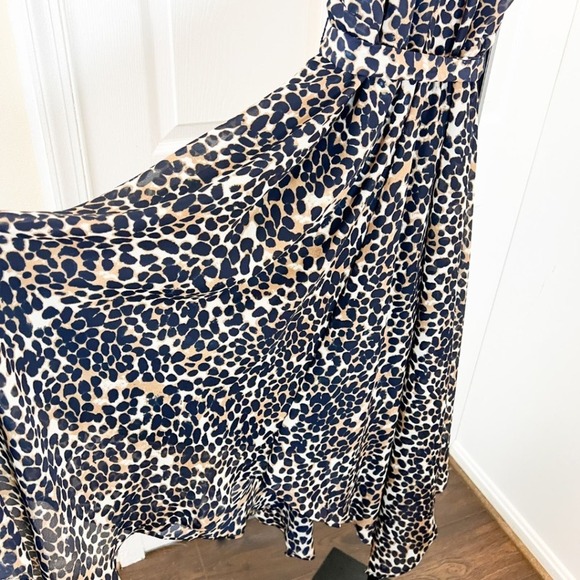 Jessica Howard Women's Animal Print Midi Fit to Flare Dress - Picture 3 of 3